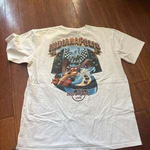 Vintage Hard Rock Cafe Indianapolis Indy Car Racing Graphic T-Shirt